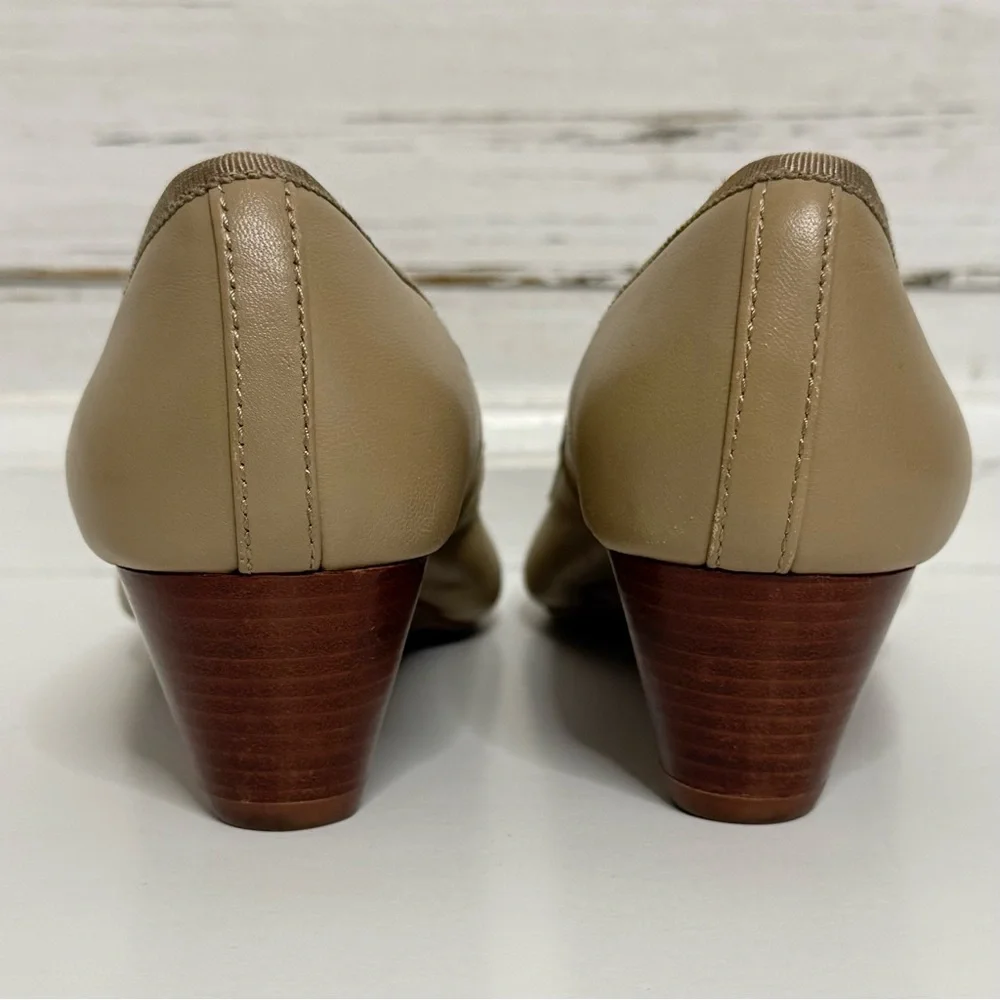 Tory Burch Leather Wedge Ballet Flats – Size 7M